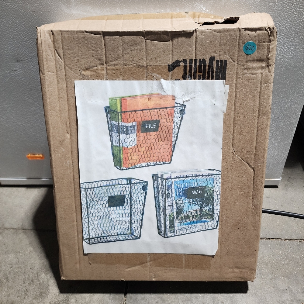 Wire Mesh File and Magazine Holders
